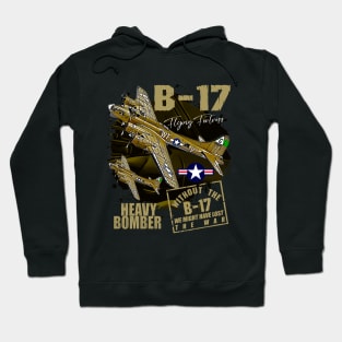 B-17 Flying Fortress heavy us air force bomber Aircraft Hoodie